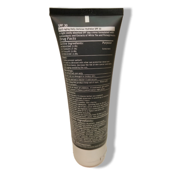 Daily Defense Hydrating SPF back ingredients